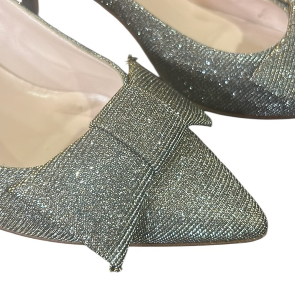 Kate Spade New York Womens Juliette Bow Toe Dress Pumps Bronze Size 5.5 - Picture 10 of 10